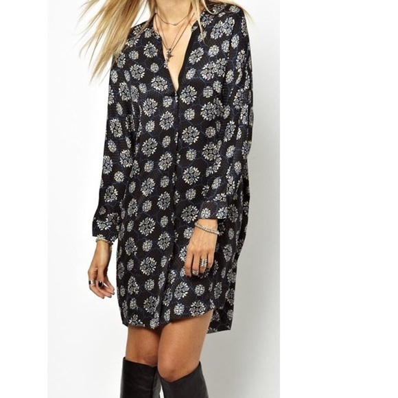 Zadig & Voltaire Rine Print Silk Mini Dress Size S - Picture 1 of 15